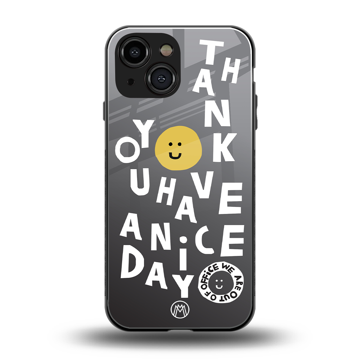 have a nice day back phone cover | glass case for iphone 13 mini