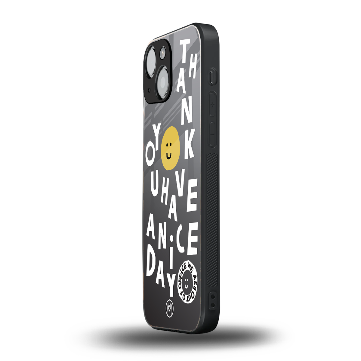 have a nice day back phone cover | glass case for iphone 13 mini