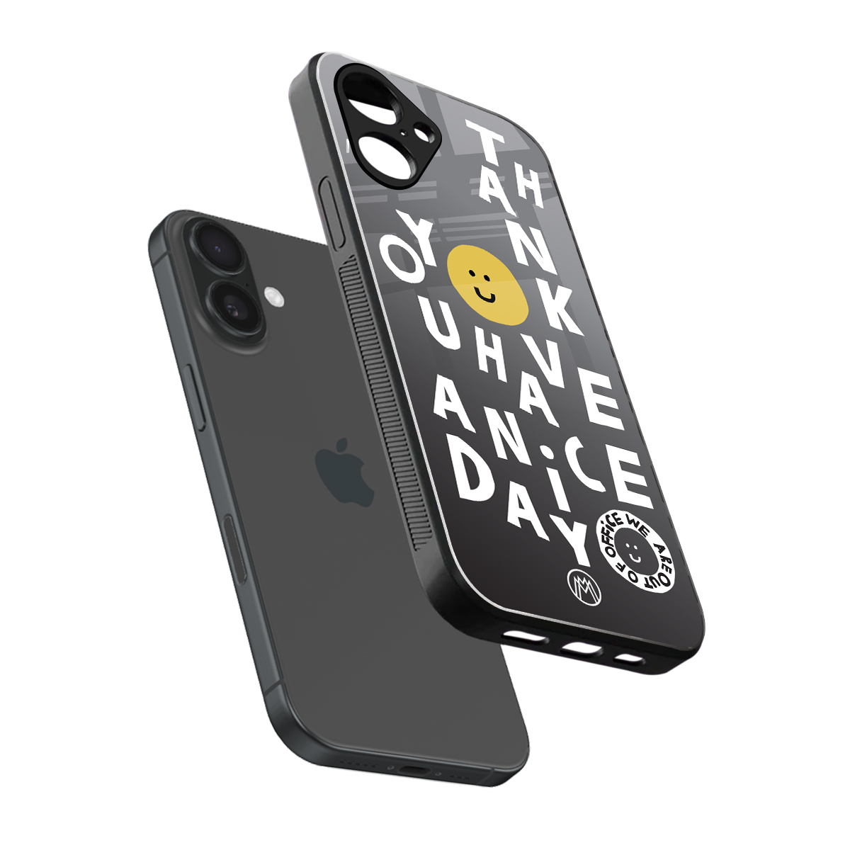 have a nice day back phone cover | glass case for iphone 16