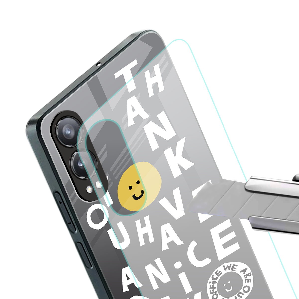 have a nice day back phone cover | glass case for oneplus nord ce 4 lite