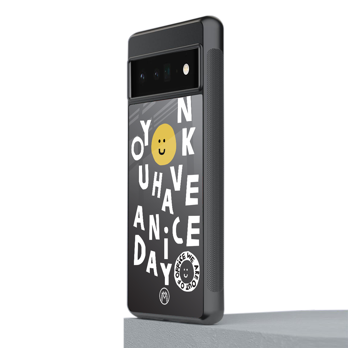 have a nice day back phone cover | glass case for google pixel 6 pro