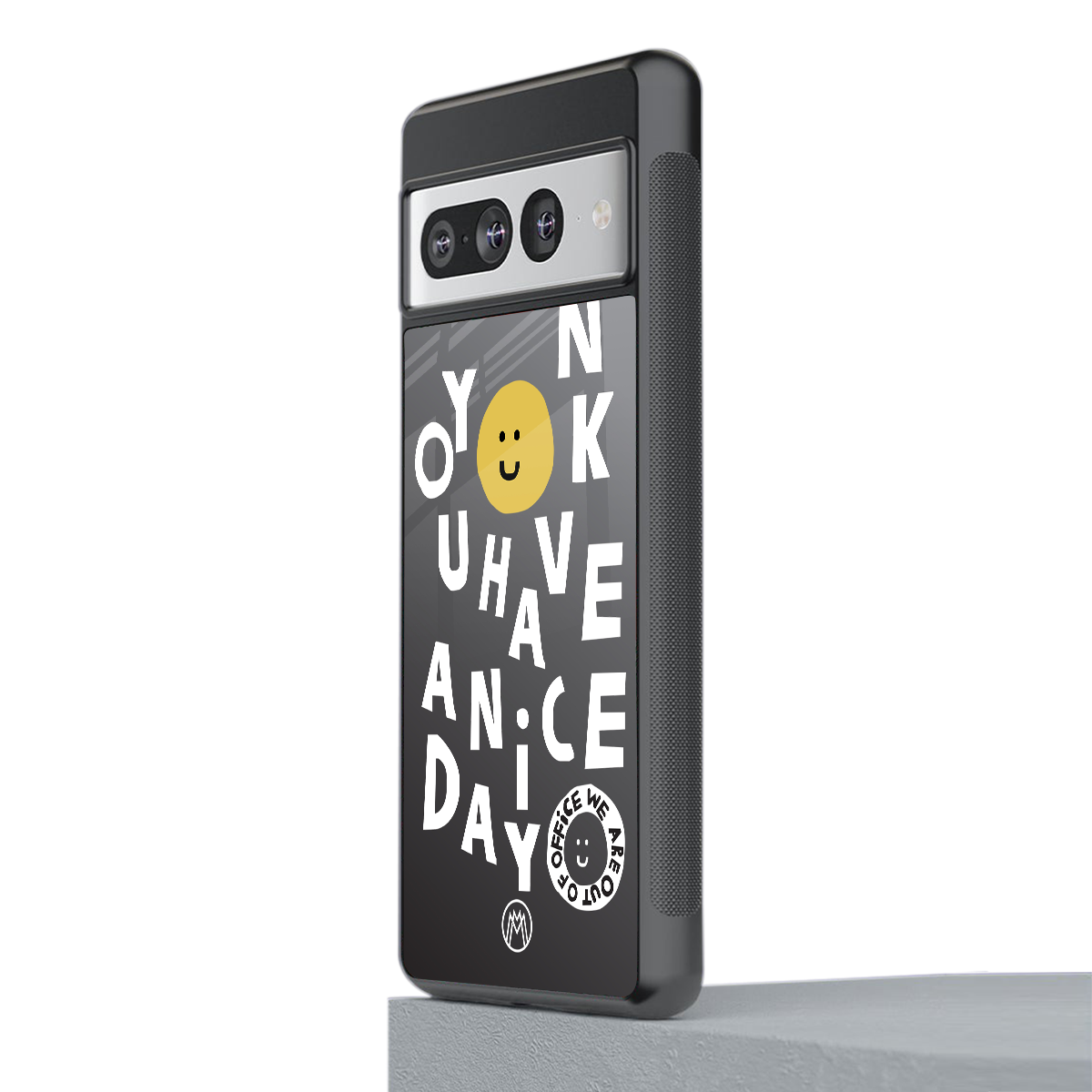 have a nice day back phone cover | glass case for google pixel 7 pro