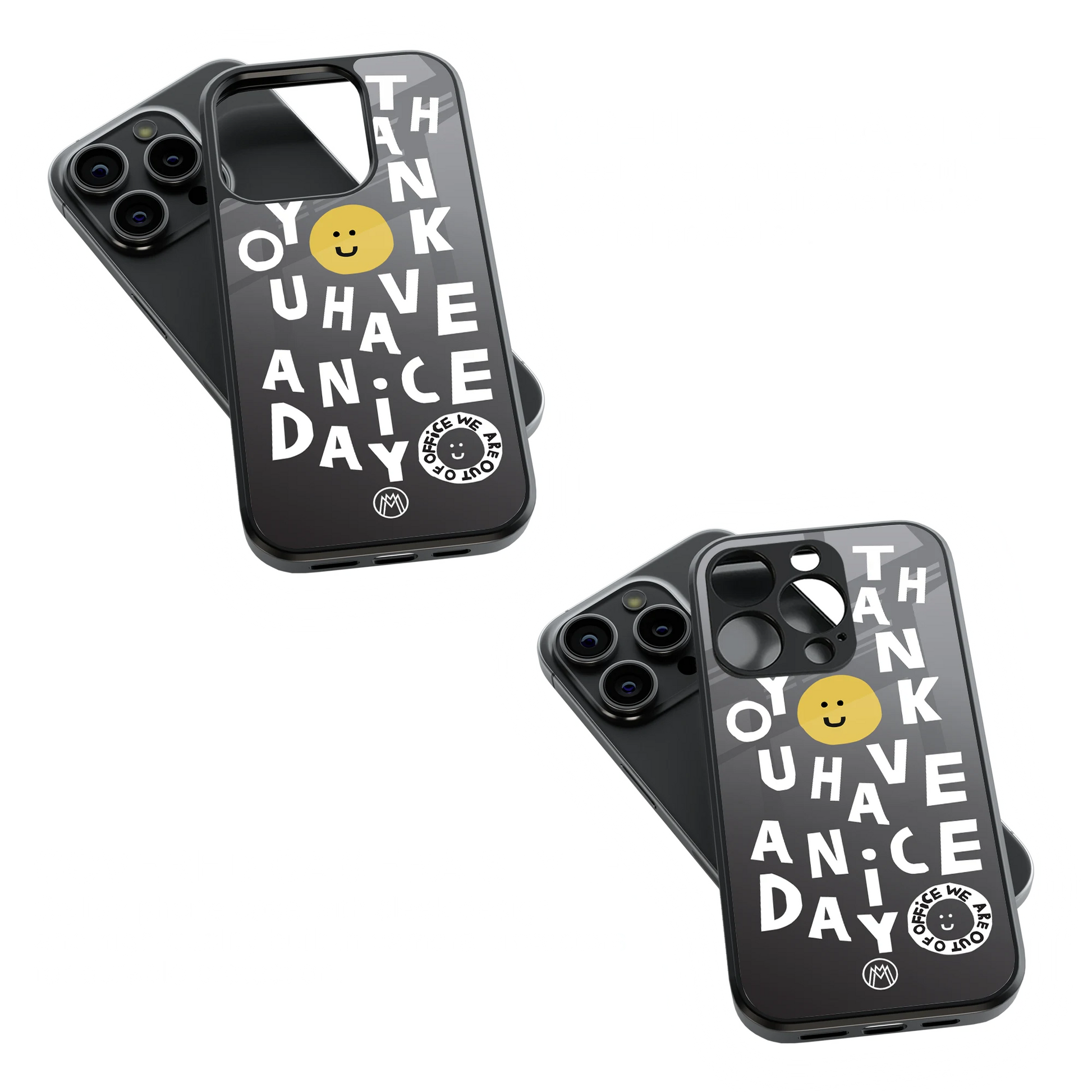 Trendy Glass Back Mobile Case for iPhone, Samsung, Redmi, OnePlus, Google Pixel, Motorola