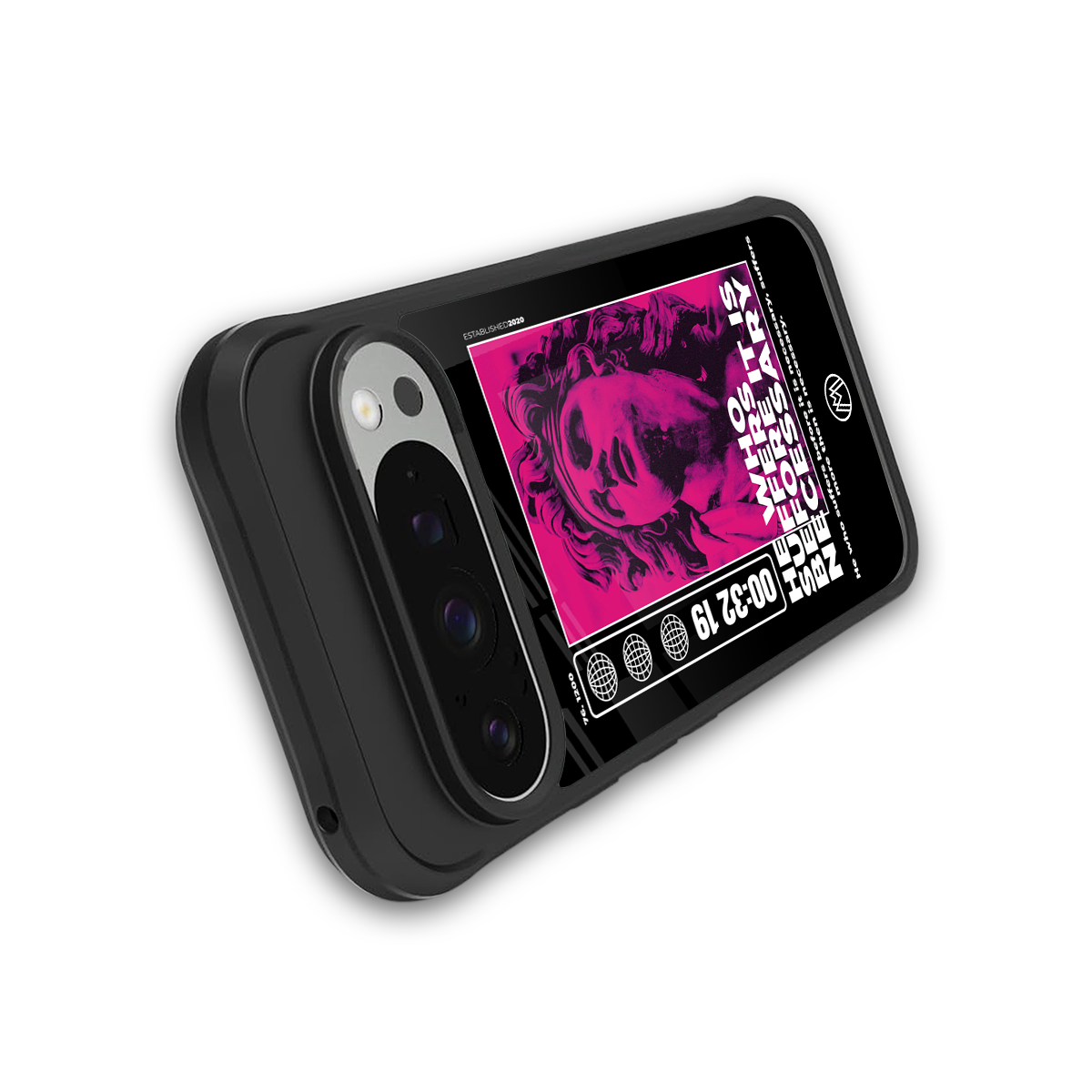 he who suffers back phone cover | glass case for google pixel 9 pro