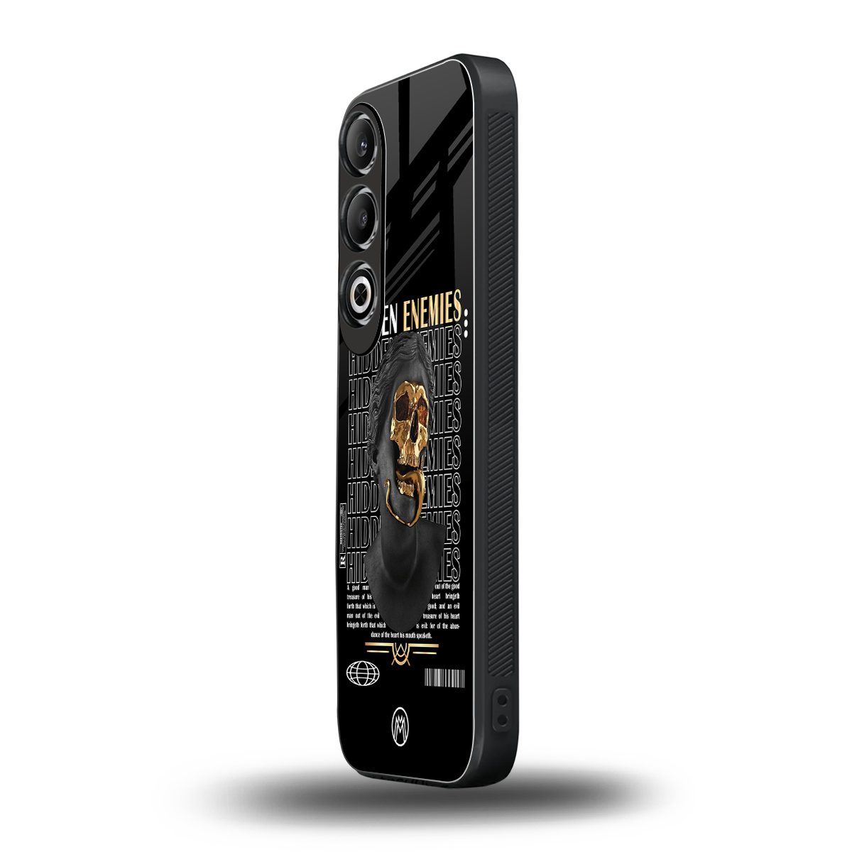 hidden enemies back phone cover | glass case for oneplus nord ce 4