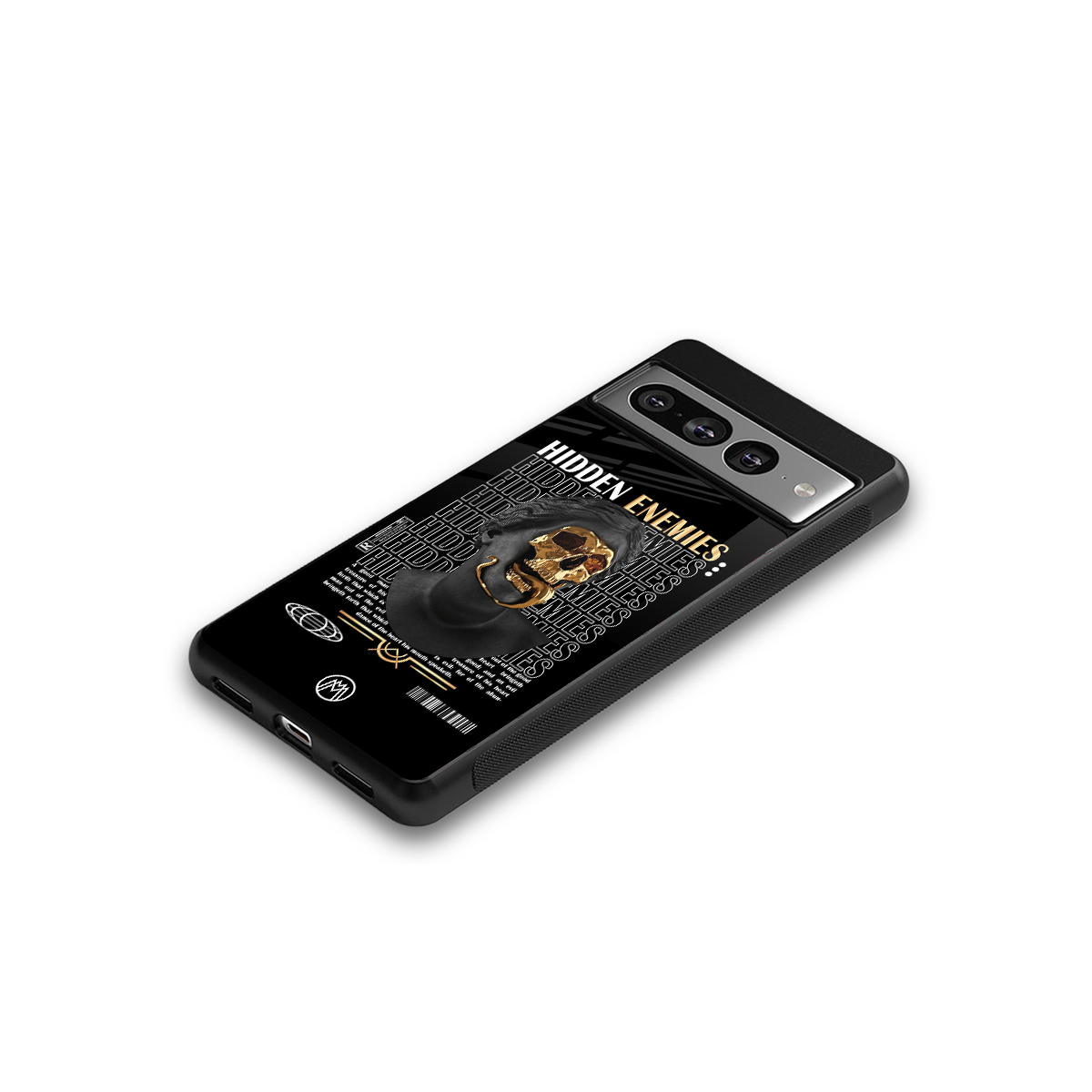 hidden enemies back phone cover | glass case for google pixel 7 pro