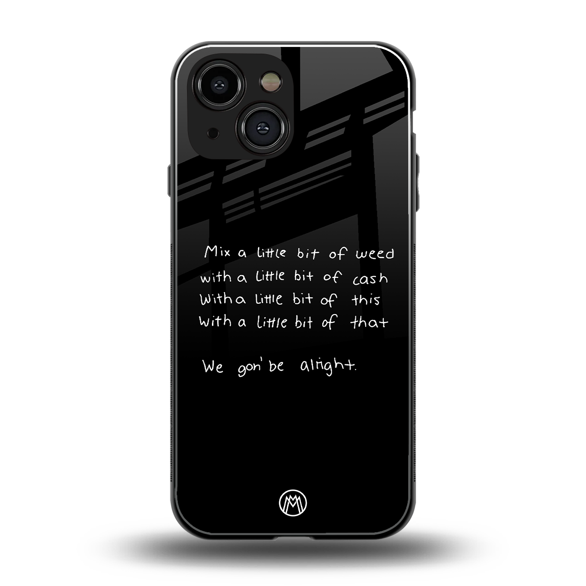 high life back phone cover | glass case for iphone 13 mini