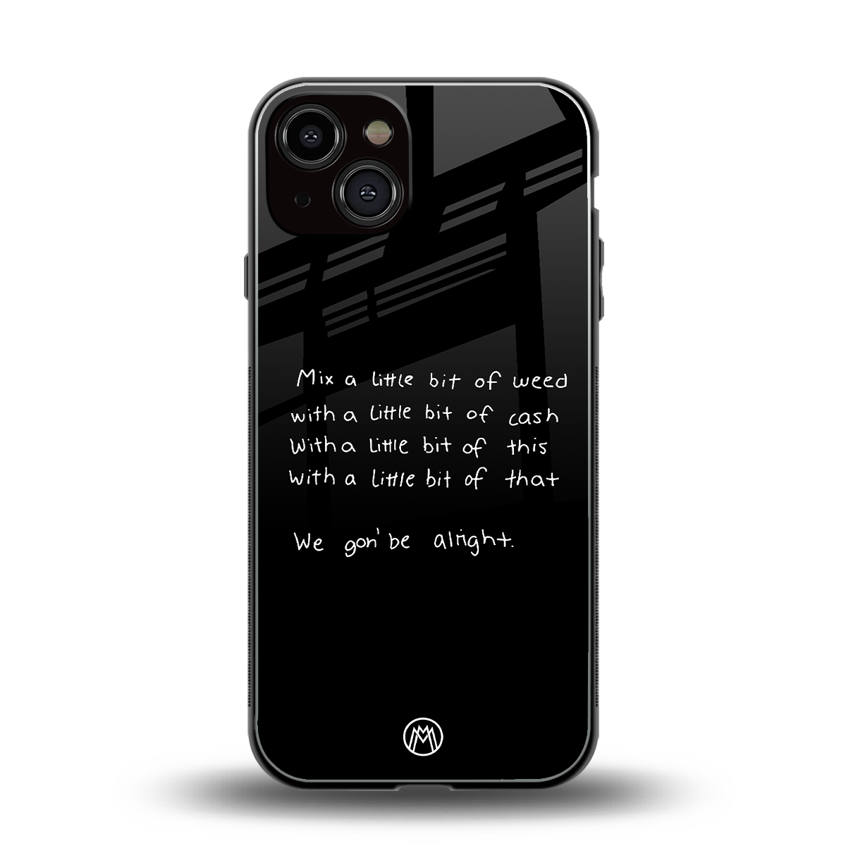 high life back phone cover | glass case for iphone 13