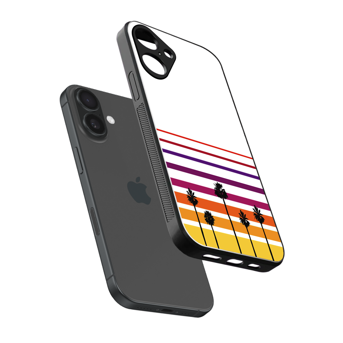 high vibrations back phone cover | glass case for iphone 16 plus