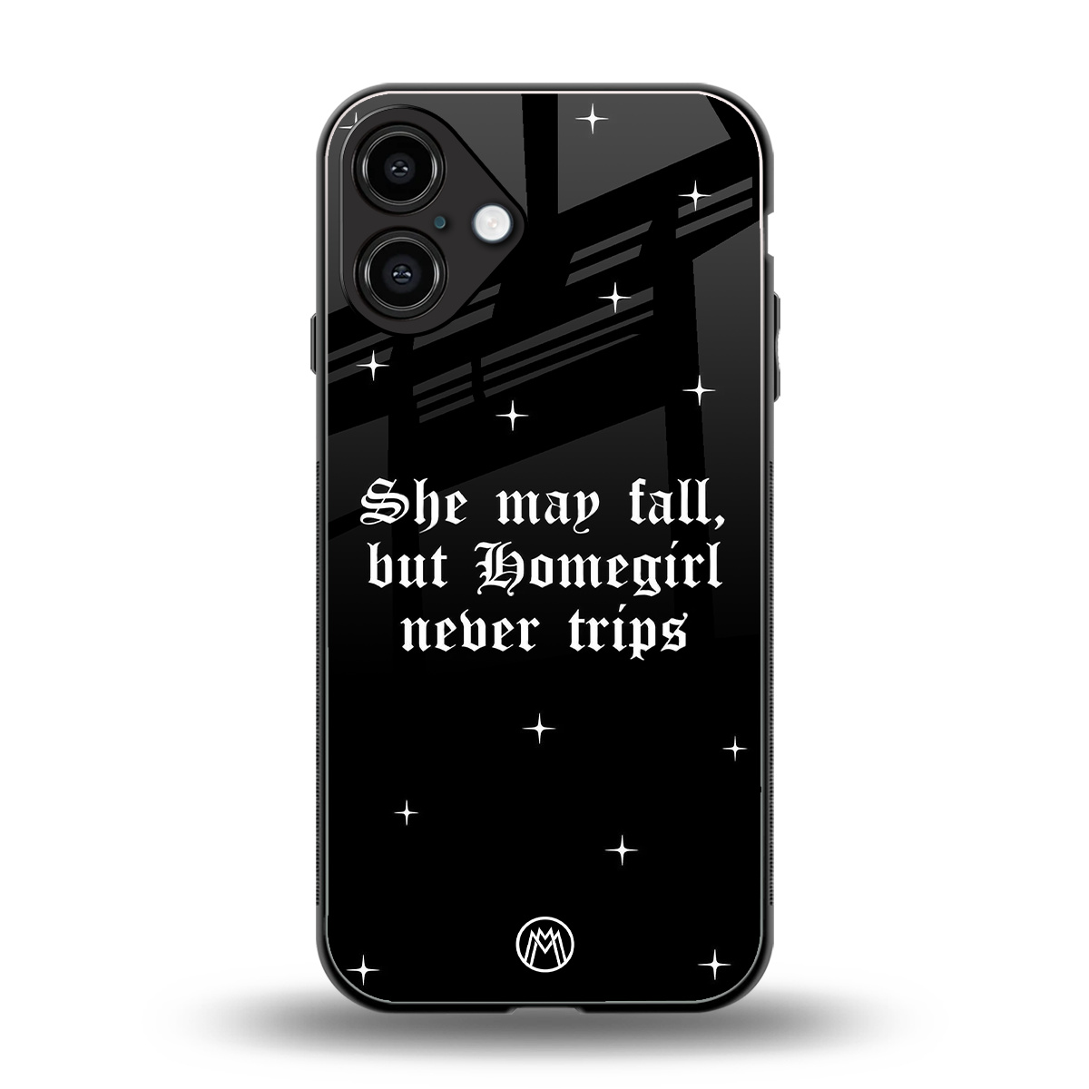 homegirl back phone cover | glass case for iphone 16 plus