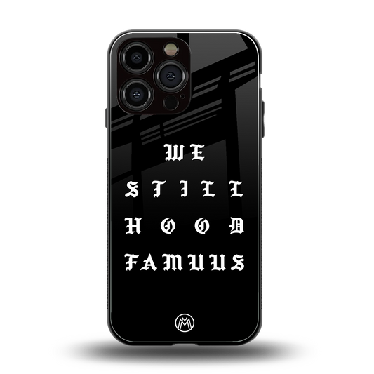 hood famous back phone cover | glass case for iphone 14 pro max