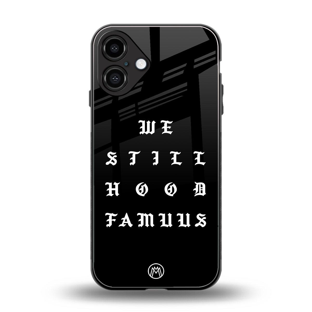 hood famous back phone cover | glass case for iphone 16 plus