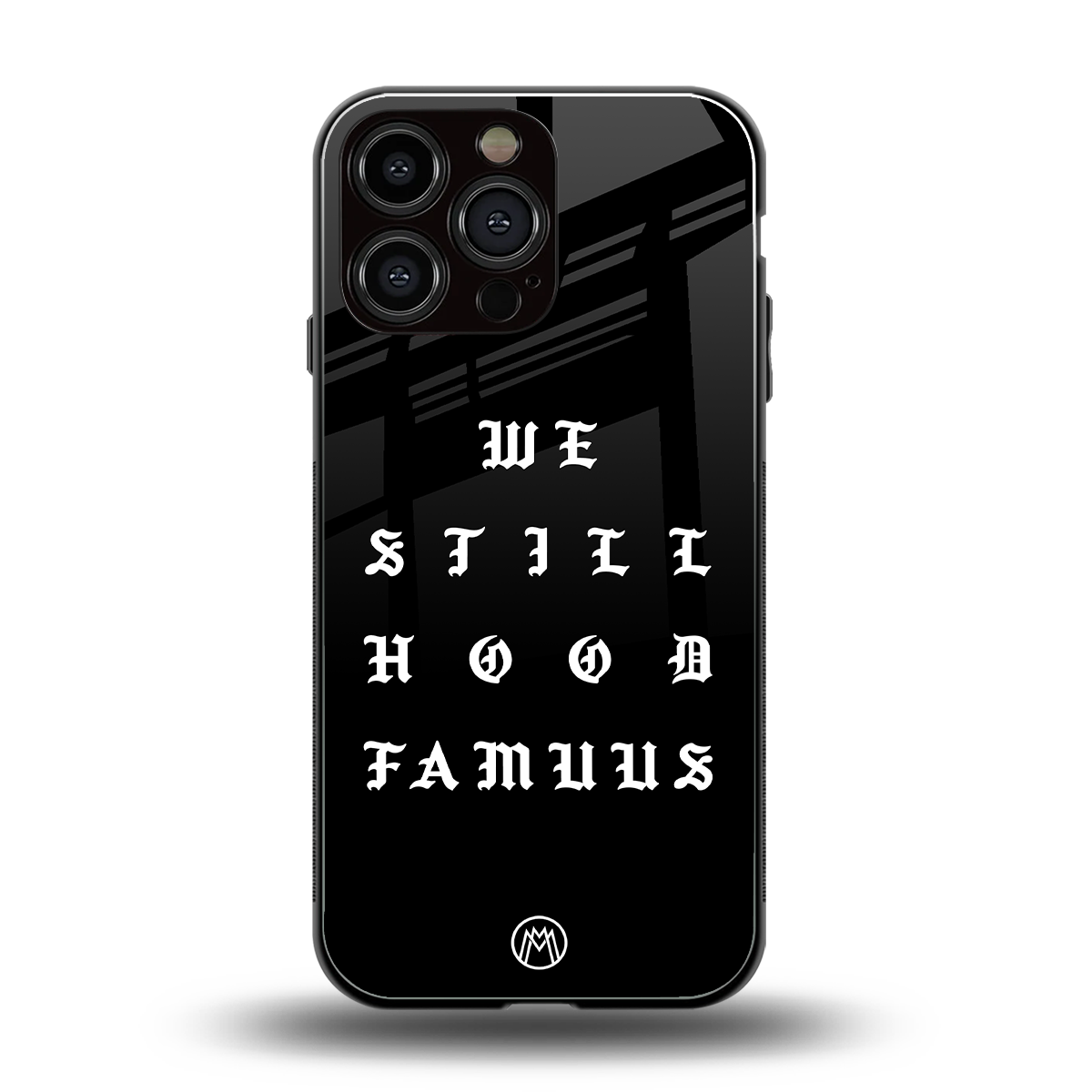 hood famous back phone cover | glass case for iphone 16 pro max