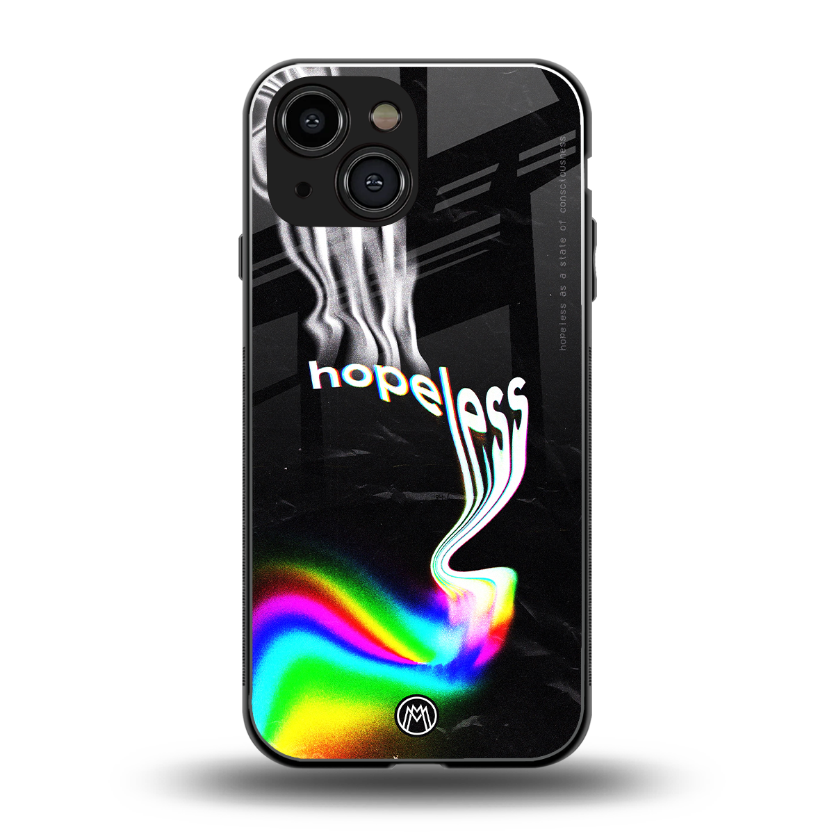 hopeless back phone cover | glass case for iphone 13 mini