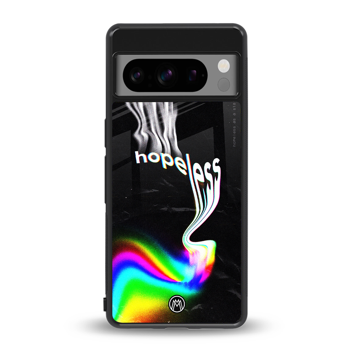 hopeless back phone cover | glass case for google pixel 8 pro