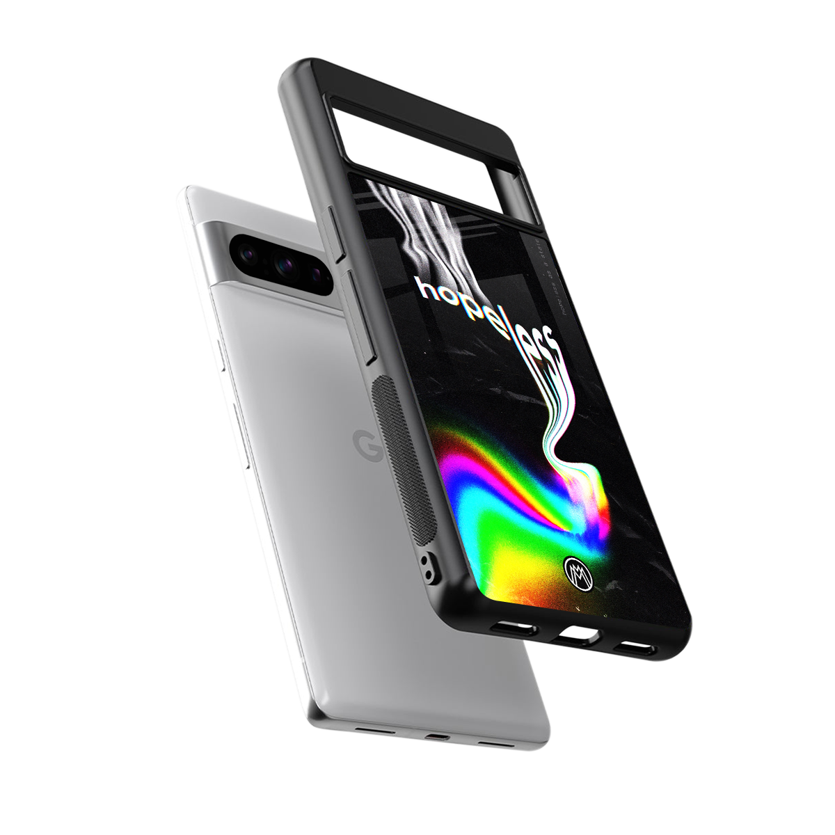 hopeless back phone cover | glass case for google pixel 8 pro