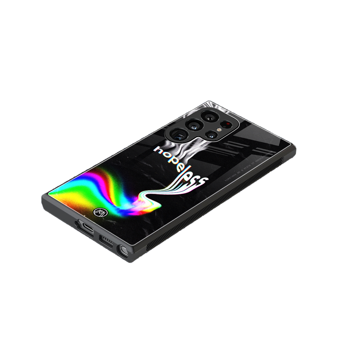 hopeless back phone cover | glass case for samsung galaxy s24 ultra
