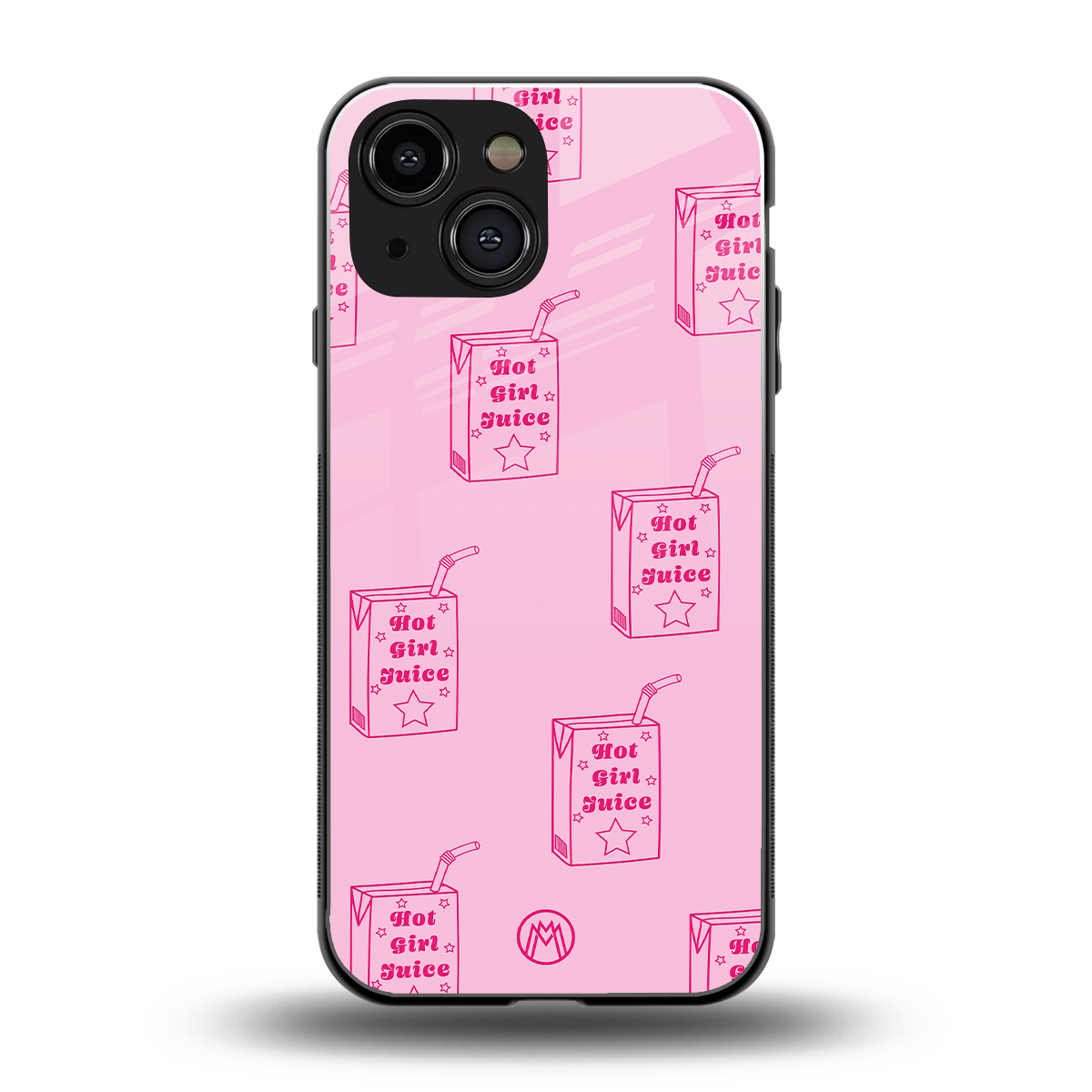 hot girl juice back phone cover | glass case for iphone 13 mini