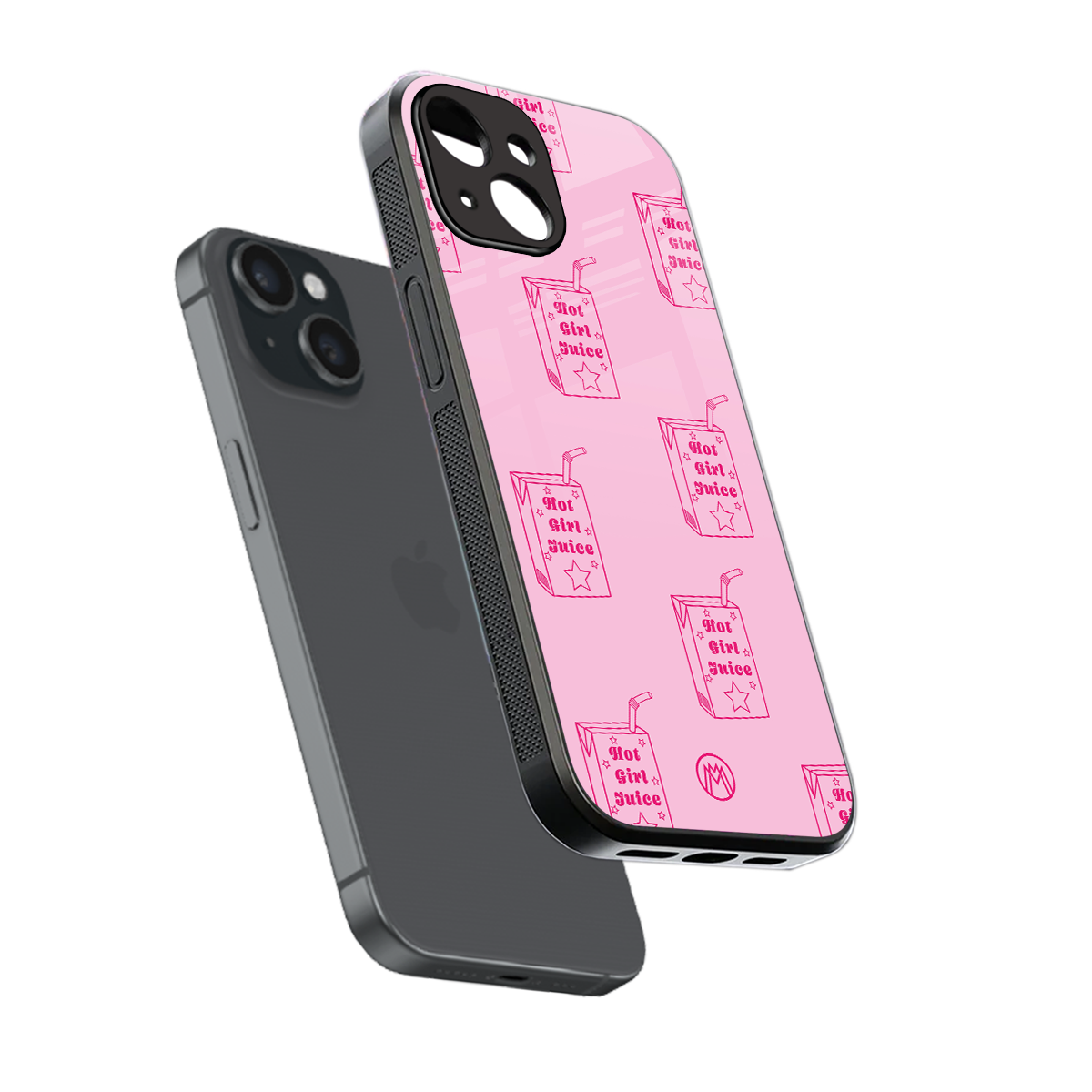 hot girl juice back phone cover | glass case for iphone 13 mini