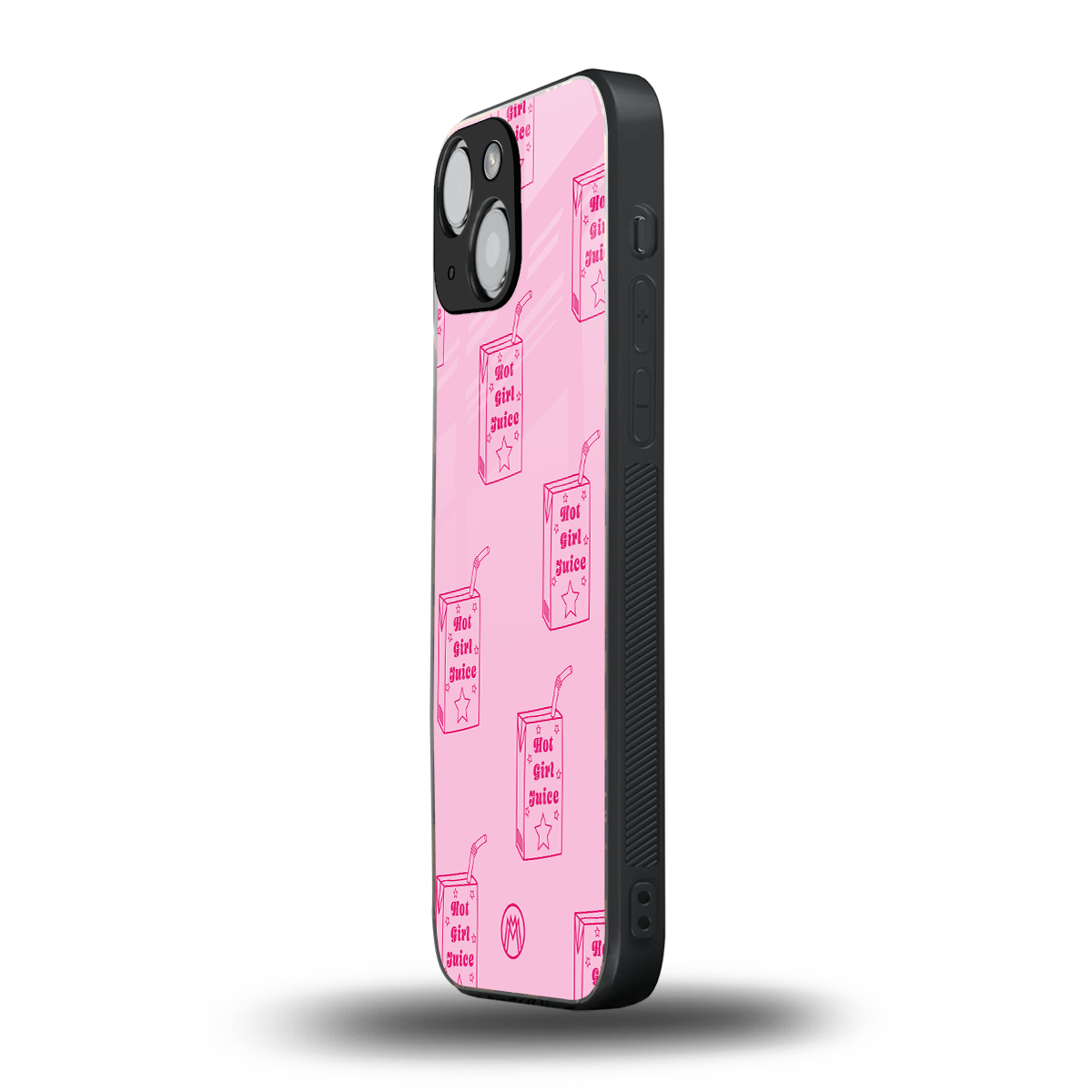 hot girl juice back phone cover | glass case for iphone 13 mini