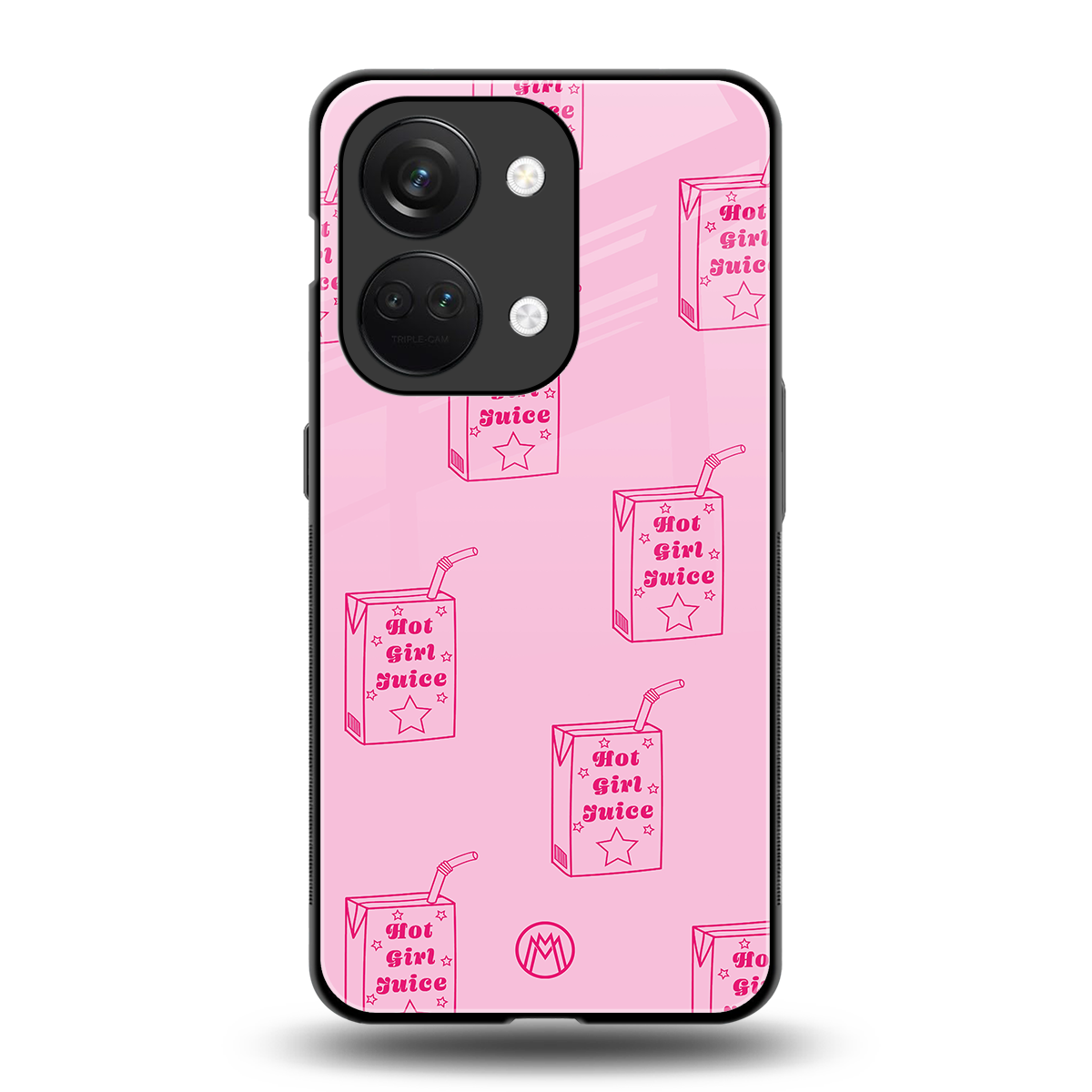 hot girl juice back phone cover | glass case for oneplus nord 3