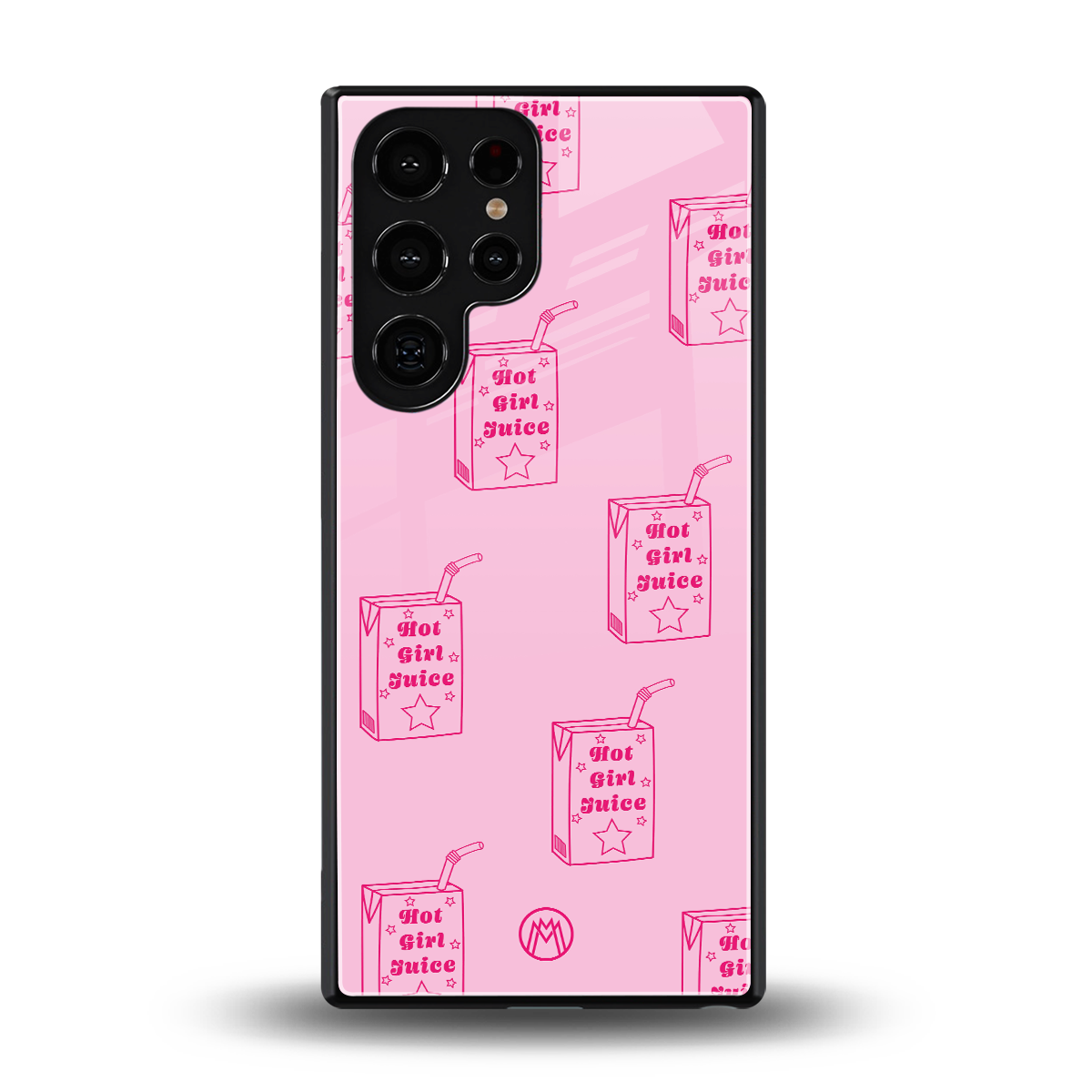 hot girl juice back phone cover | glass case for samsung galaxy s25 ultra