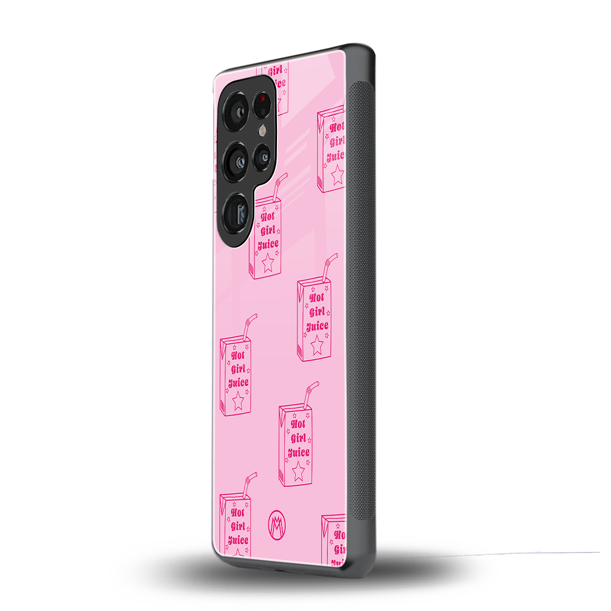 hot girl juice back phone cover | glass case for samsung galaxy s25 ultra