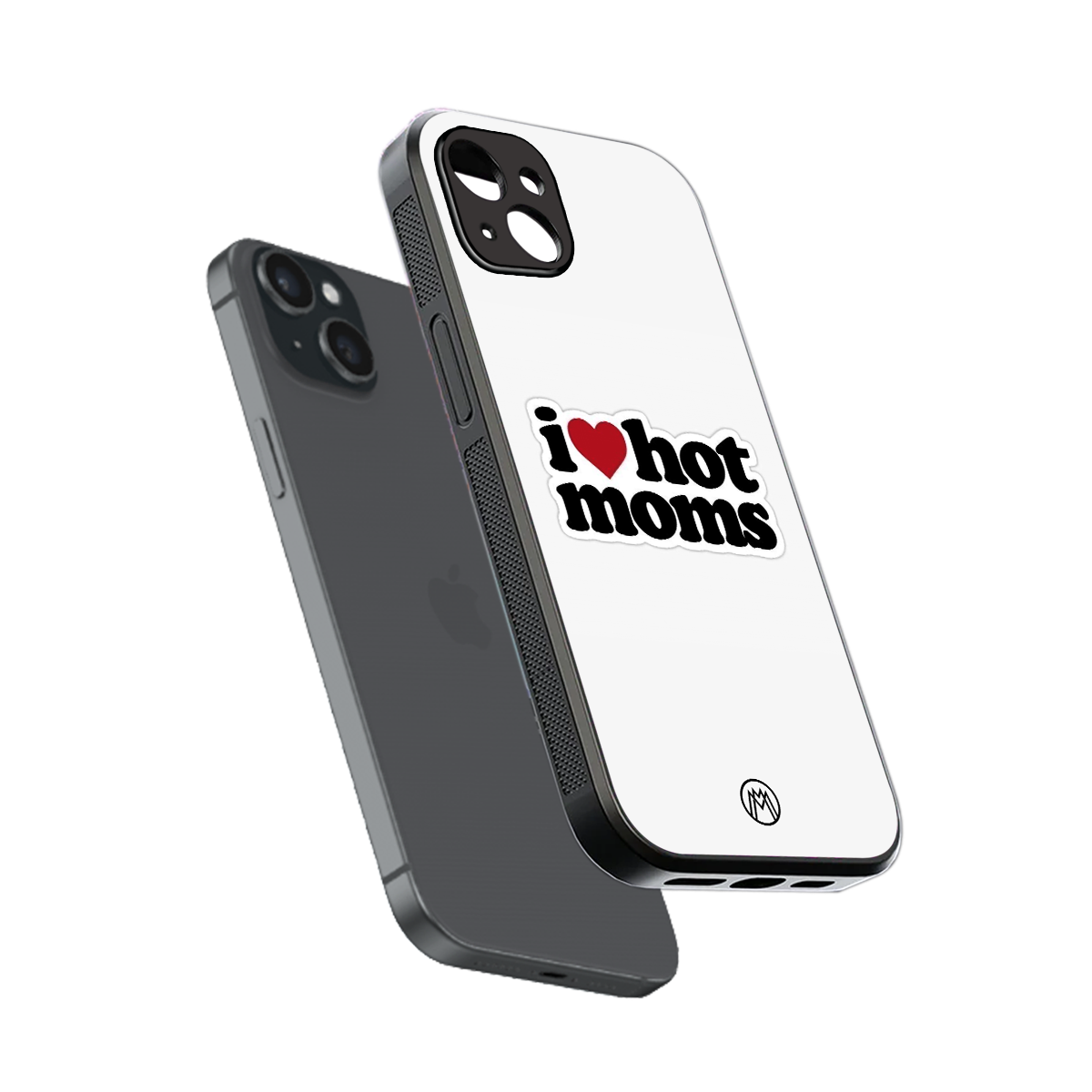 hot moms back phone cover | glass case for iphone 15 plus