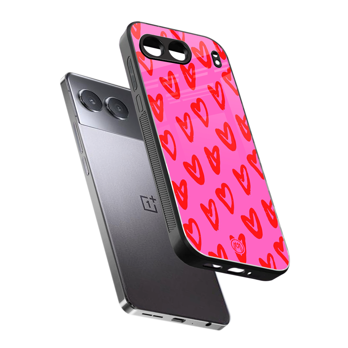 hot pink soul back phone cover | glass case for oneplus nord 4