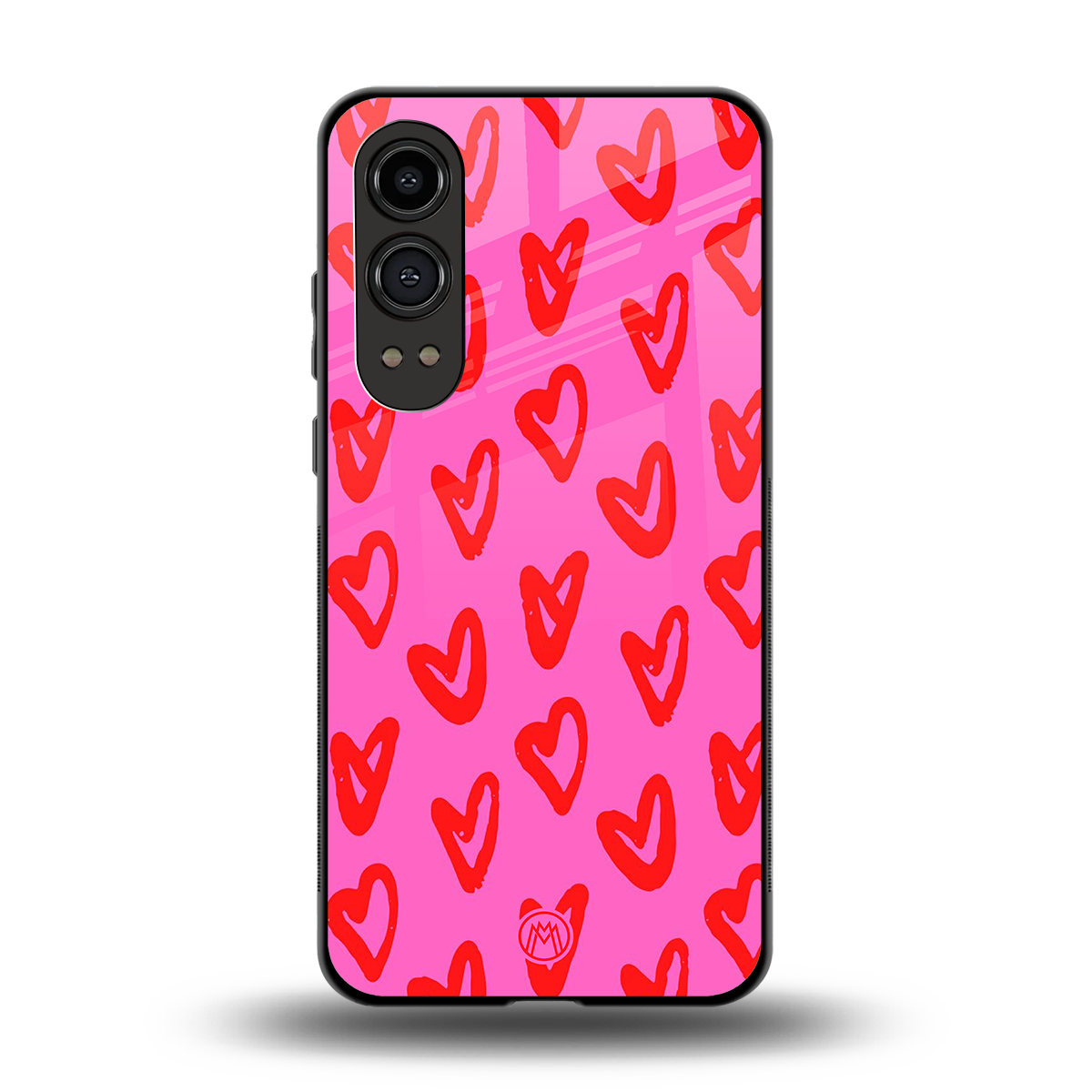 hot pink soul back phone cover | glass case for oneplus nord ce 4 lite