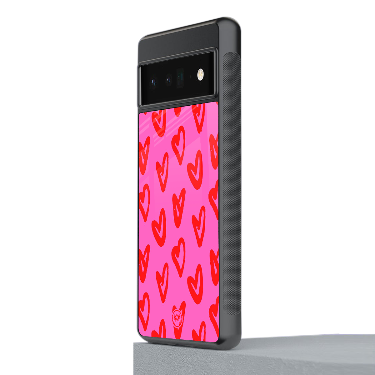 hot pink soul back phone cover | glass case for google pixel 6 pro