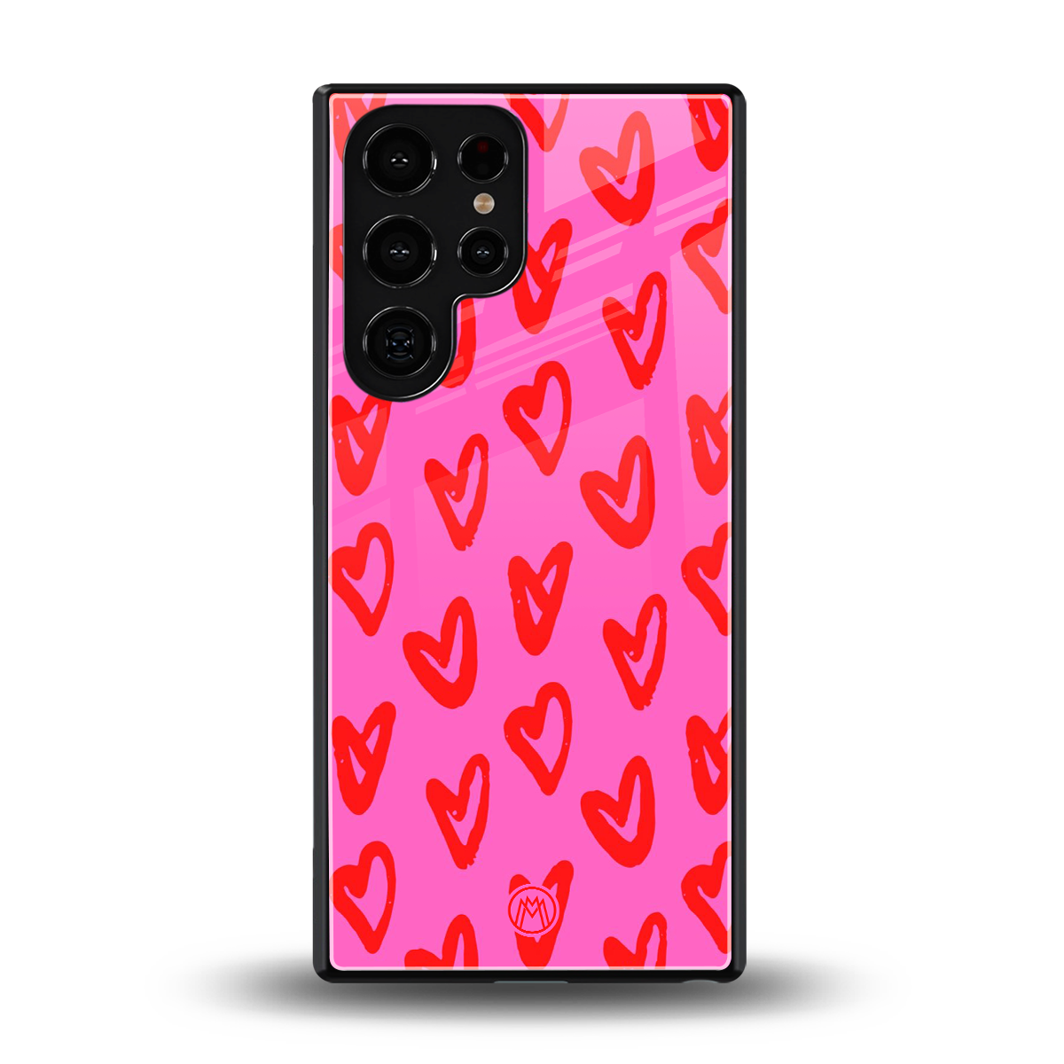 hot pink soul back phone cover | glass case for samsung galaxy s25 ultra