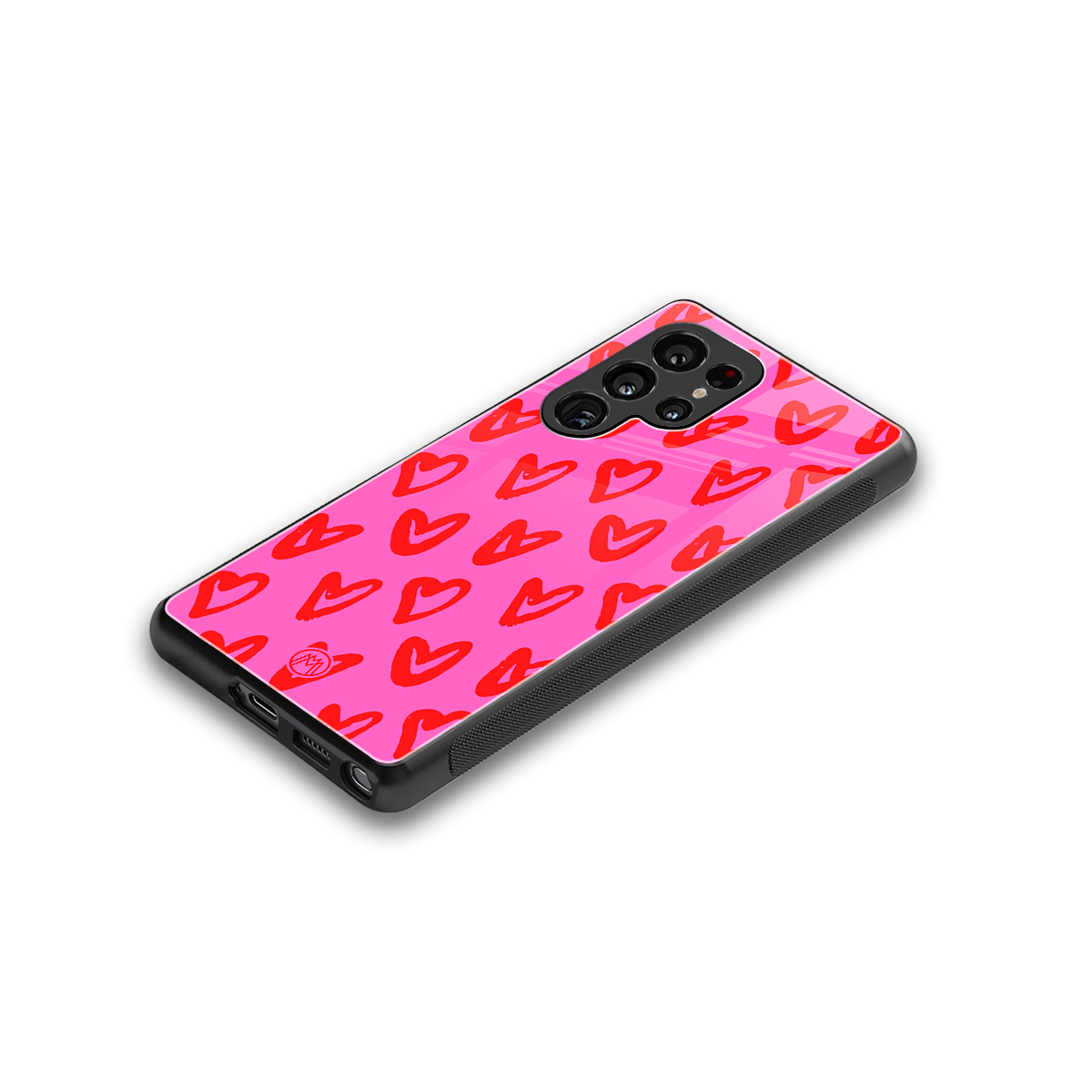 hot pink soul back phone cover | glass case for samsung galaxy s25 ultra