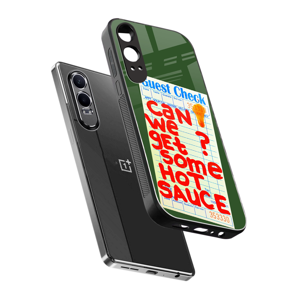 hot sauce back phone cover | glass case for oneplus nord ce 4 lite