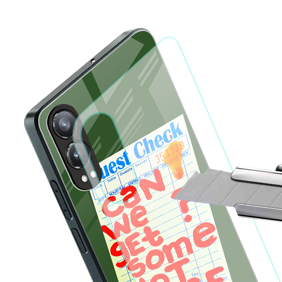 hot sauce back phone cover | glass case for oneplus nord ce 4 lite