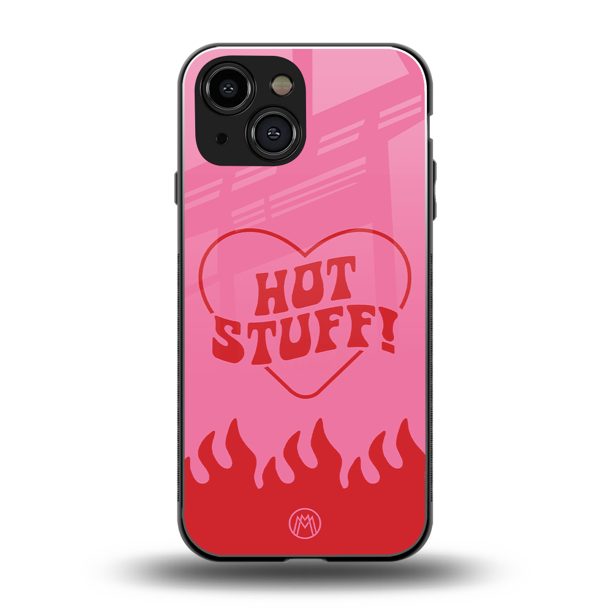 hot stuff back phone cover | glass case for iphone 13 mini