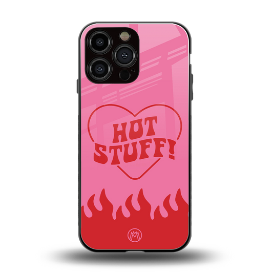 hot stuff back phone cover | glass case for iphone 13 pro max