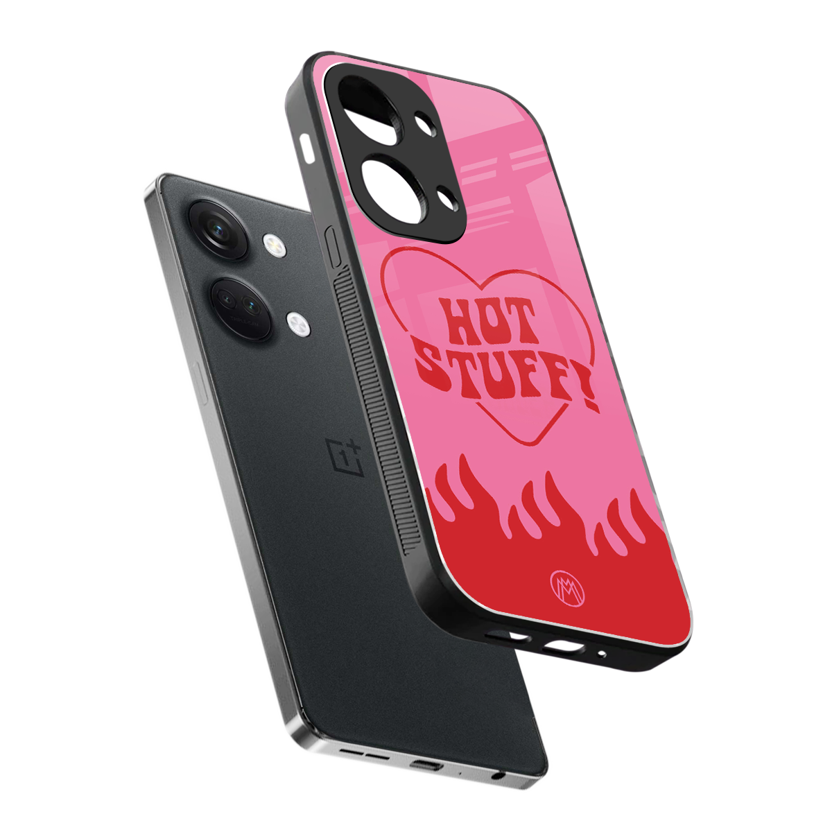 hot stuff back phone cover | glass case for oneplus nord 3