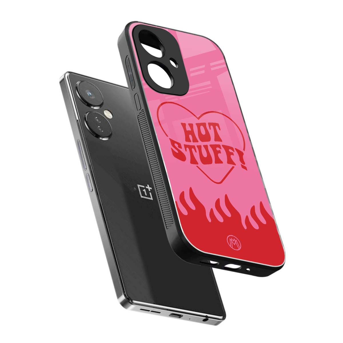 hot stuff back phone cover | glass case for oneplus nord ce 3
