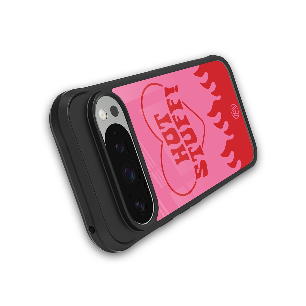 hot stuff back phone cover | glass case for google pixel 9 pro