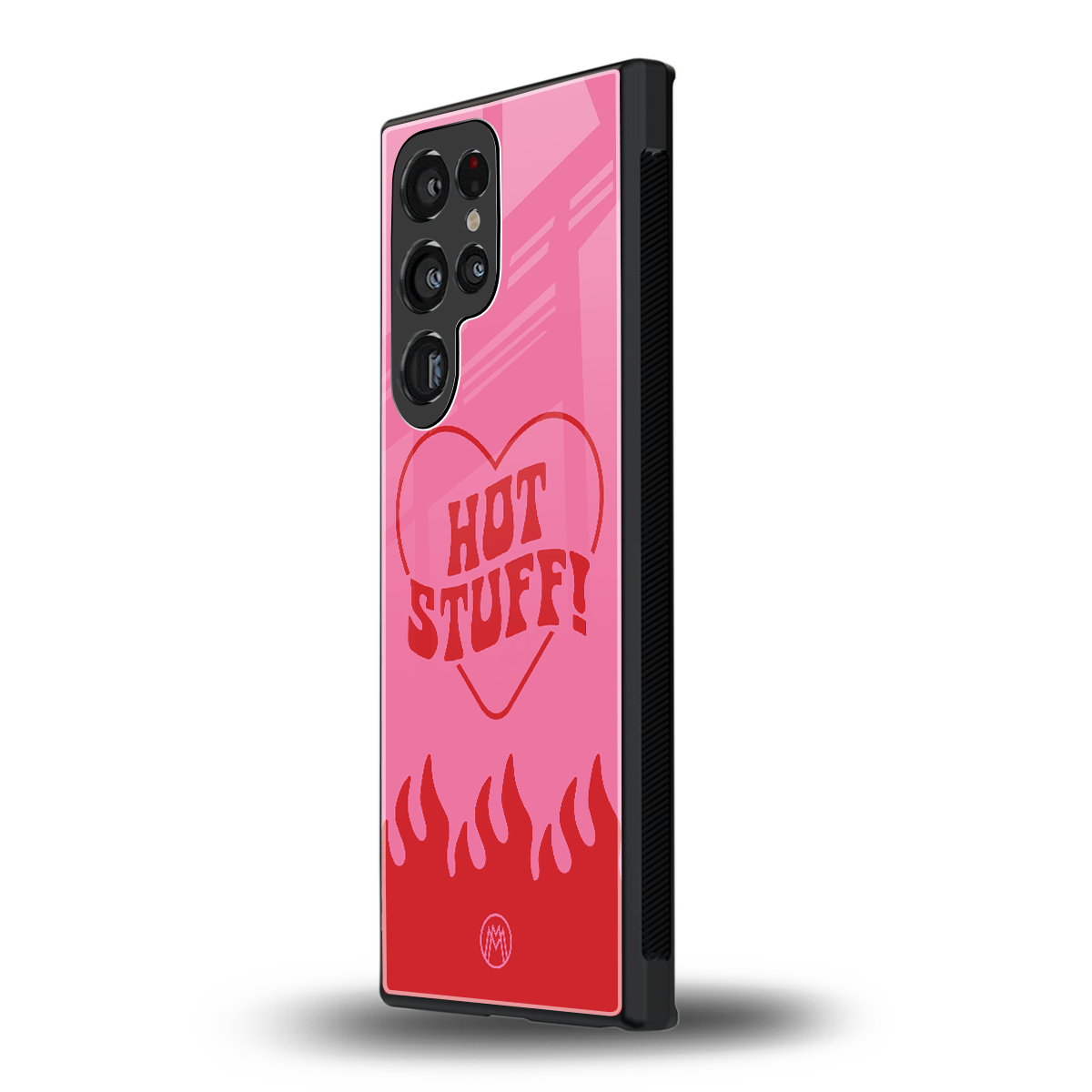 hot stuff back phone cover | glass case for samsung galaxy s24 ultra
