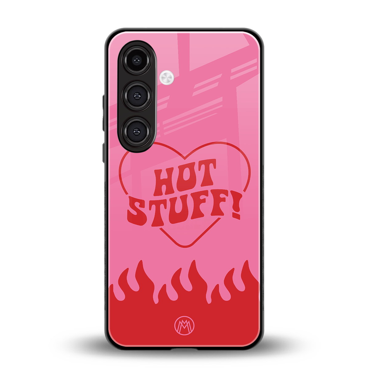 hot stuff back phone cover | glass case for samsung galaxy s23 plus