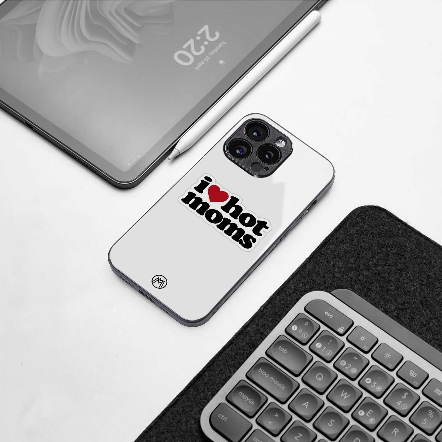 hot moms back phone cover | glass case for iphone 14 pro max