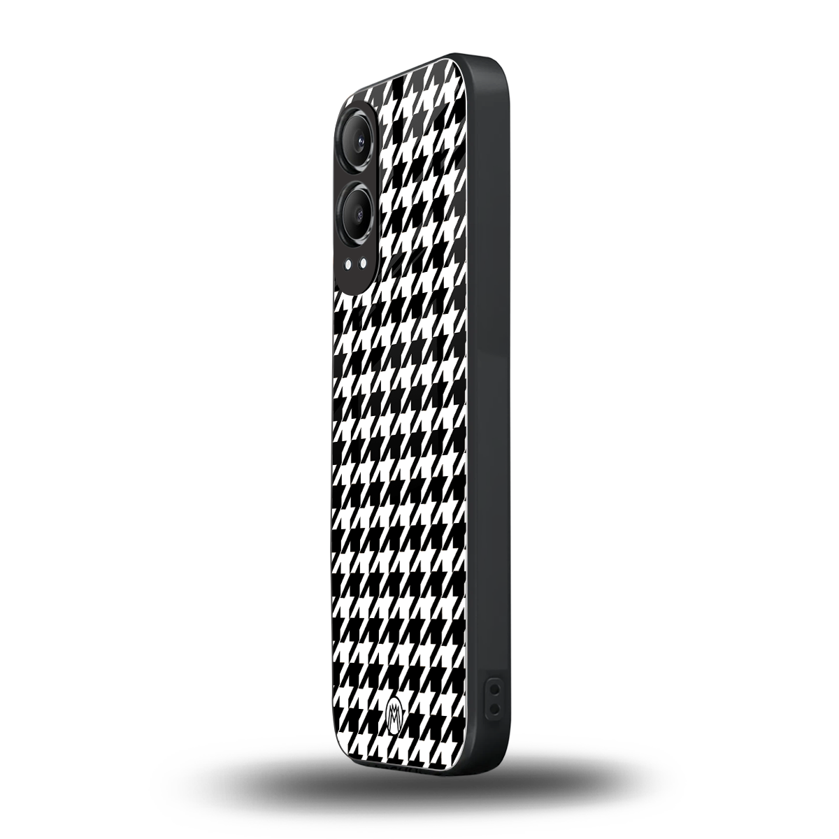 houndstooth classic back phone cover | glass case for oneplus nord ce 4 lite