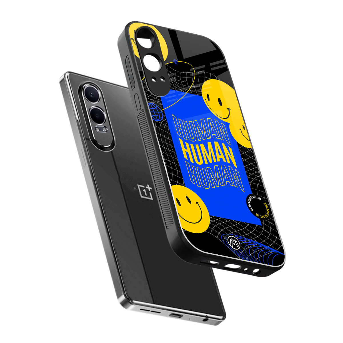 human being back phone cover | glass case for oneplus nord ce 4 lite