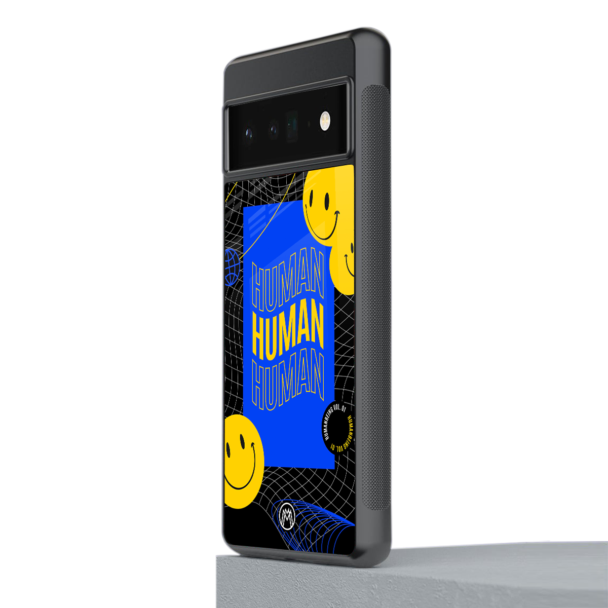 human being back phone cover | glass case for google pixel 6 pro