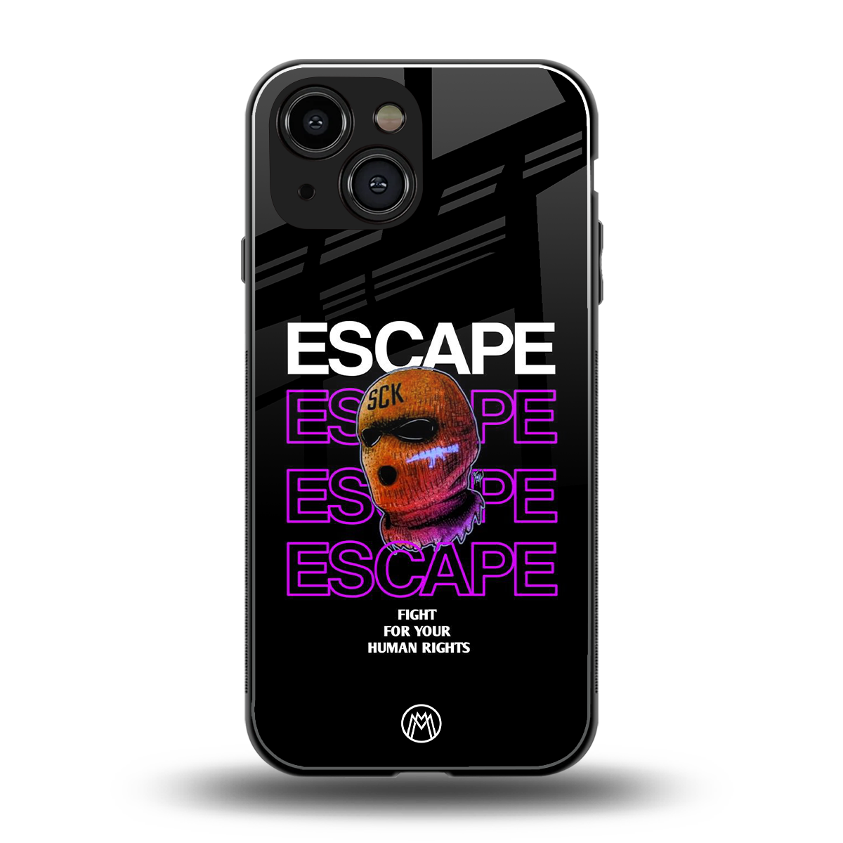 human rights back phone cover | glass case for iphone 13 mini