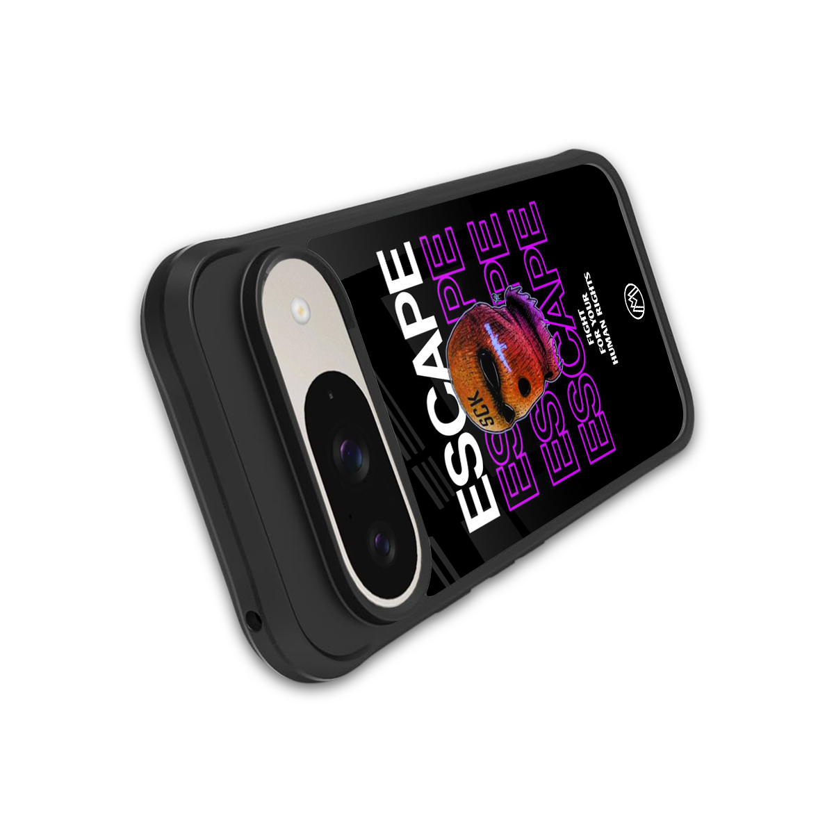 human rights back phone cover | glass case for google pixel 9
