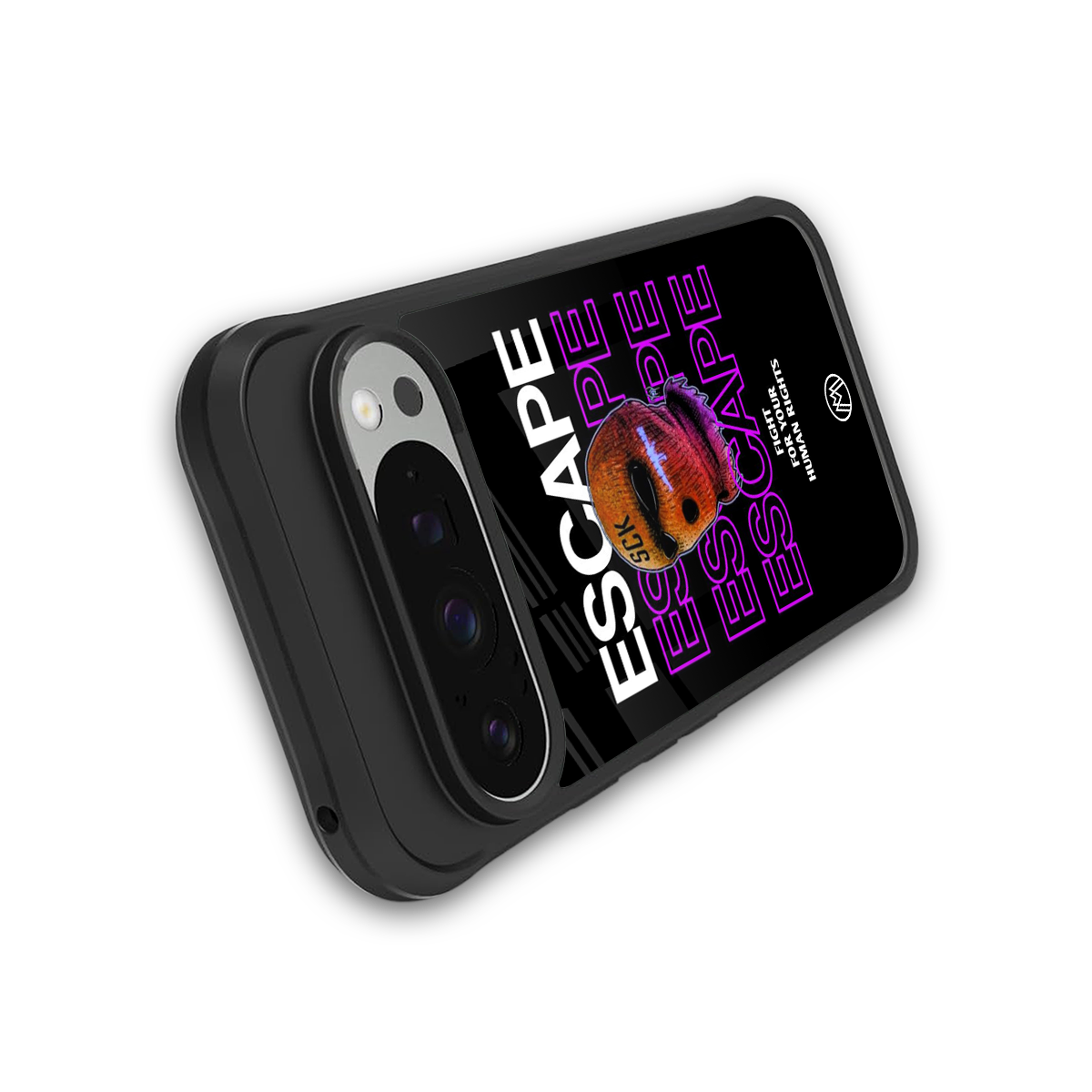 human rights back phone cover | glass case for google pixel 9 pro