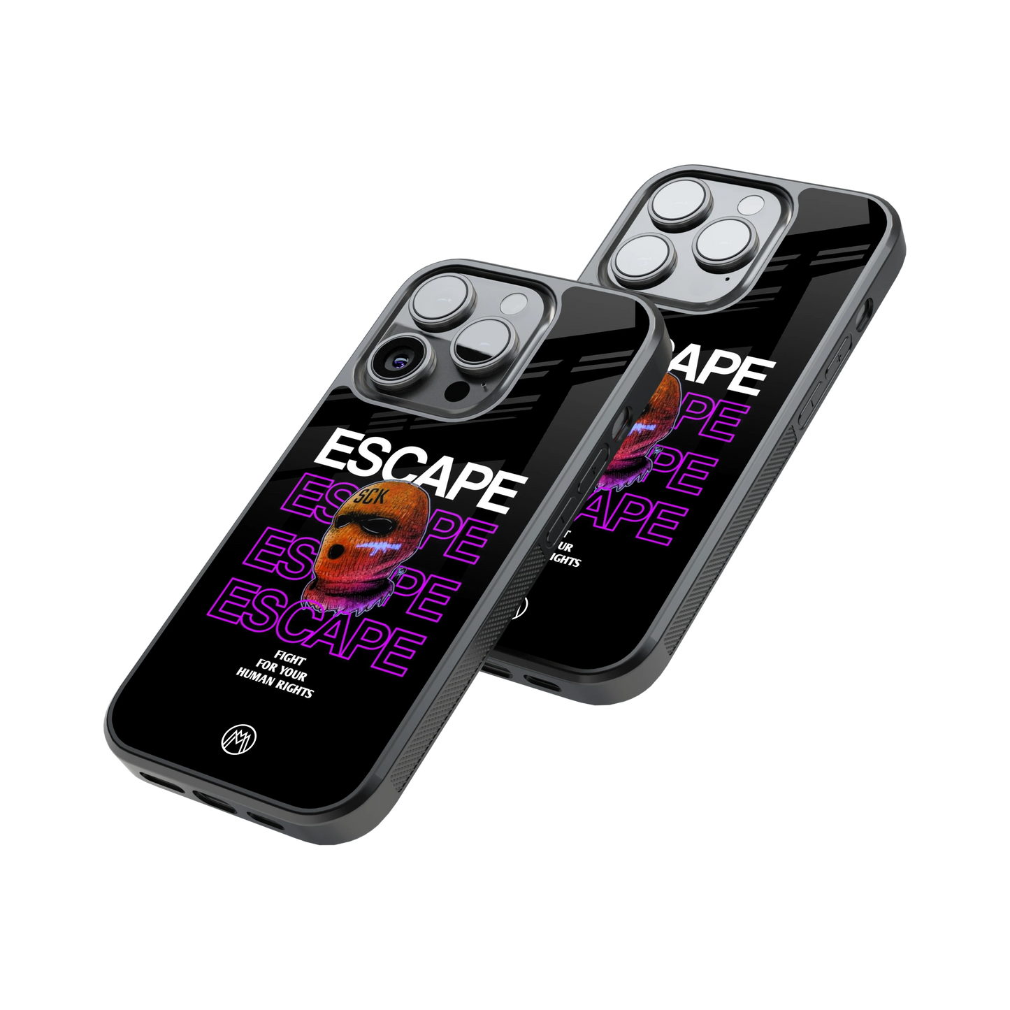 Protective Glass Back Phone Case Compatible with iPhone, Samsung, OnePlus, Pixel & More